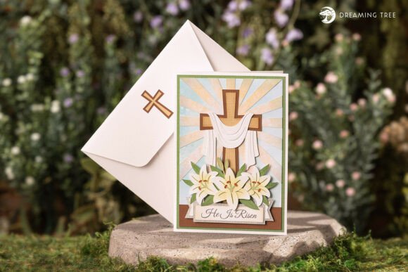 Download He is Risen Card 3DSVG - Card Collection