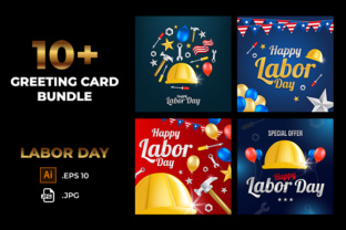 Download Labor Day Greeting Card Bundle - Card Collection