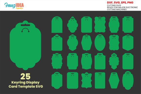 Download 25 Keyring Display Card Svg Bundle - Card Collection