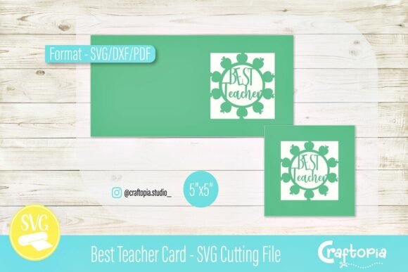 Download Best Teacher Card – SVG Cutting File - Card Collection