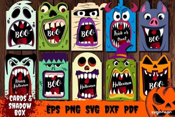 Download Halloween Card Svg Bundle - Card Collection