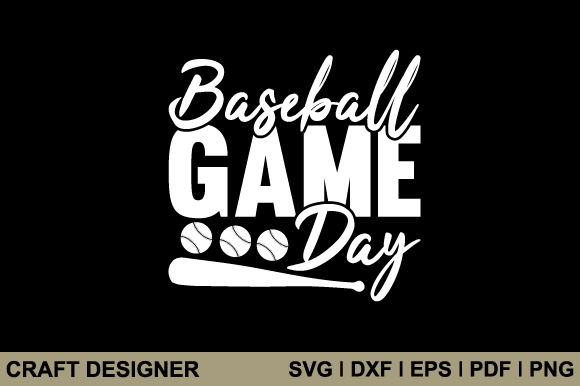 Download Baseball Game Day Svg Printable Cut File - Premium Resources