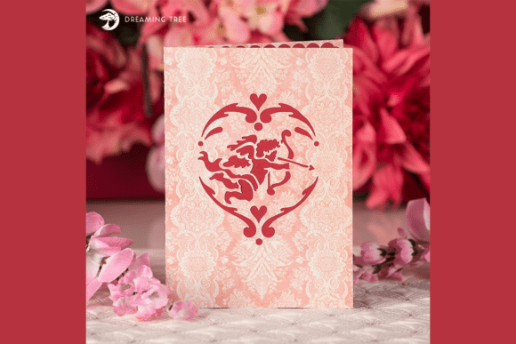 Download Cupid Pop Up Card SVG - Card Collection