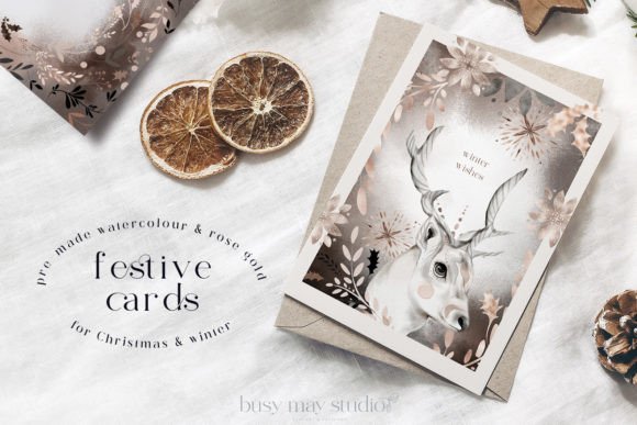 Download Christmas Festive Cards Winter Animals - Card Collection