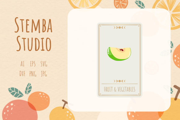 Download Fruit Apple Card Vector Design - Card Collection