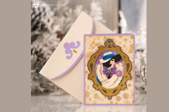 Download Giselle Note Card SVG - Card Collection