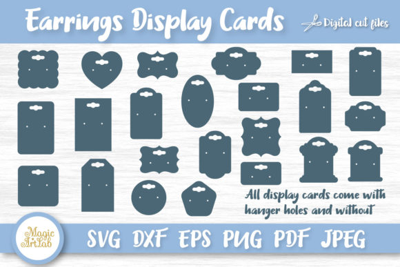 Download Earring Card SVG Bundle - Card Collection
