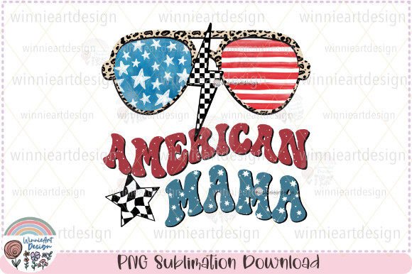 Download American Mama USA Flag Lightning Bolt - Premium Resources