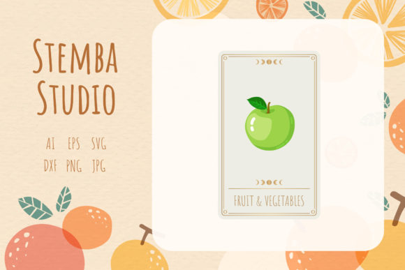 Download Fruit Apple Card Vector Design - Card Collection