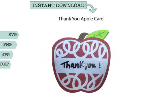 Download Apple Thank You Card SVG - Card Collection