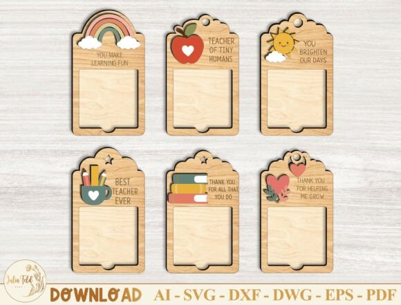 Download Teacher Gift Card Holder SVG Bundle - Card Collection