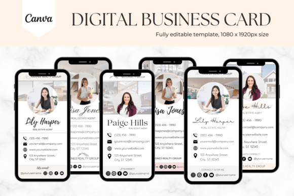 Download Digital Business Card Template - Bundle - Card Collection