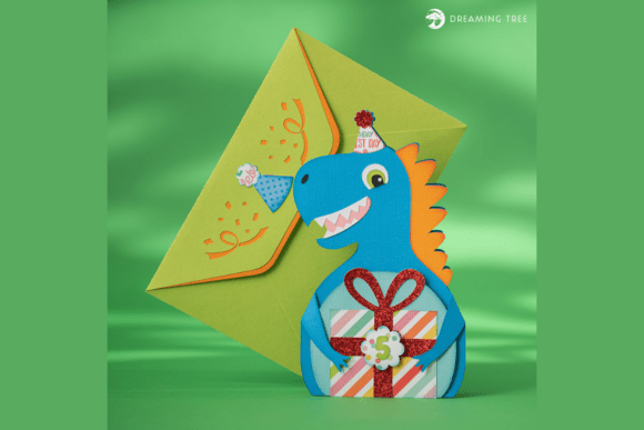 Download Dinosaur Card SVG - Card Collection